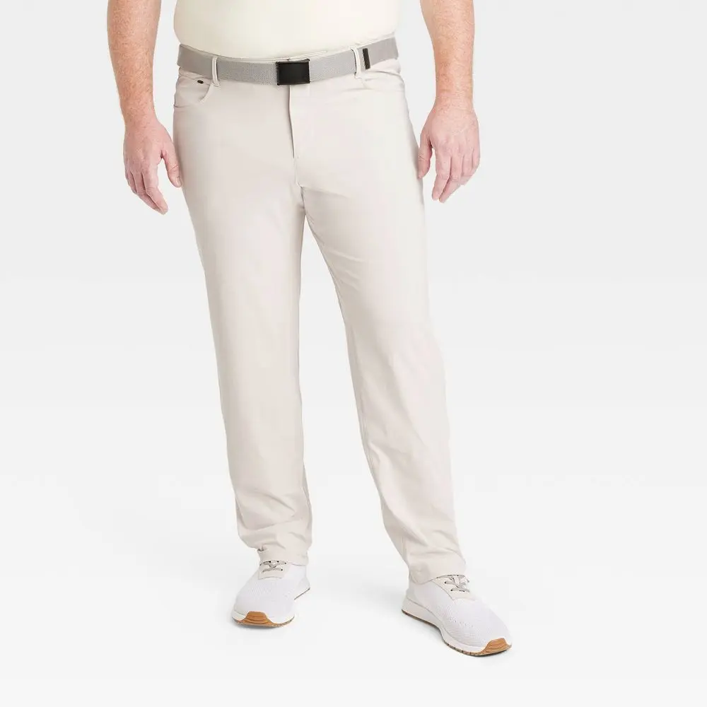 All In Motion Men's Golf Pants Straight Casual Fit UPF 50+