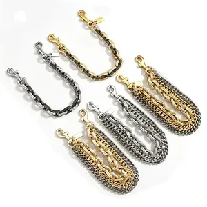 Chain Charm for Handbag, Purse Wallet &Pants Chain Jean Chains, Vintage Bag Strap Chains Extender