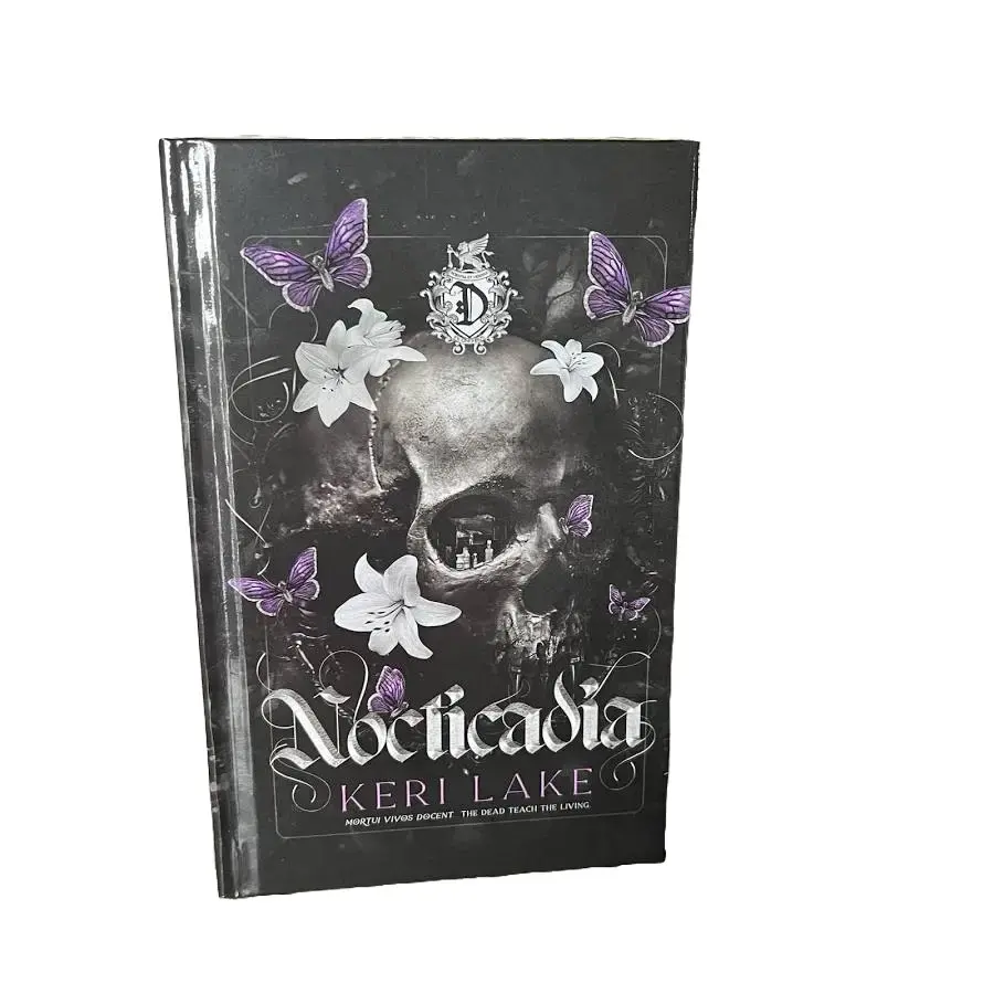 Nocticadia Hardcover Book - Out of Print, Slow Burn Gothic Romance, Dark Academia Novel Featuring Devryck Bramwell, Dracadia University Setting
