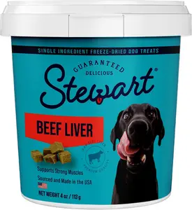Stewart freeze-dried beef liver dog treats, 4 oz