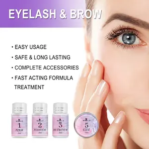 Korean Glow Hair Care Collagen Skincare Set Makeup Sets Natural Eyelash Eyebrow Perming Kit Easy Cold Perm Lash Lift Kit