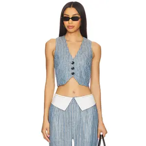 OSIS STUDIO Debbie Vest in Grey