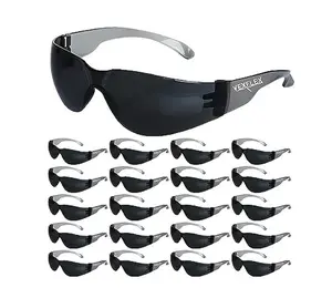 VEXFLEX-20 Pack Safety Glasses Bundle, Anti-Scratch & Fog Resistant (Clear/Smoke) ANSI Z87.1 Safety Glasses