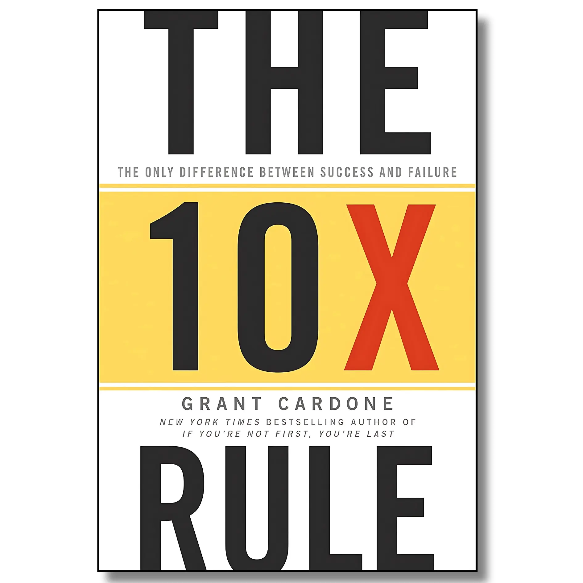 The 10X Rule: The Only Difference Between Success and Failure