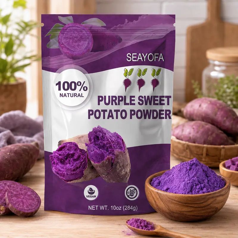 10oz Purple Sweet Potato Powder – Premium Ube Powder & Natural Yam Color for Baking, Smoothies, Ice Cream & Desserts – Vegan, Gluten-Free