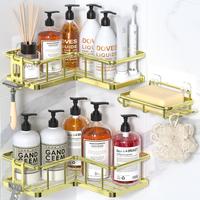 3 pcs Corner Rack Gold