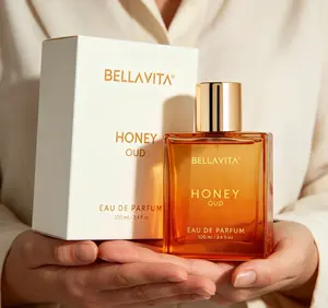 Bella Vita Luxury Honey Oud EDP | Rich Oud & Vanilla Unisex Perfume | Long-Lasting Luxury Gift 3.4 fl. oz 100ml