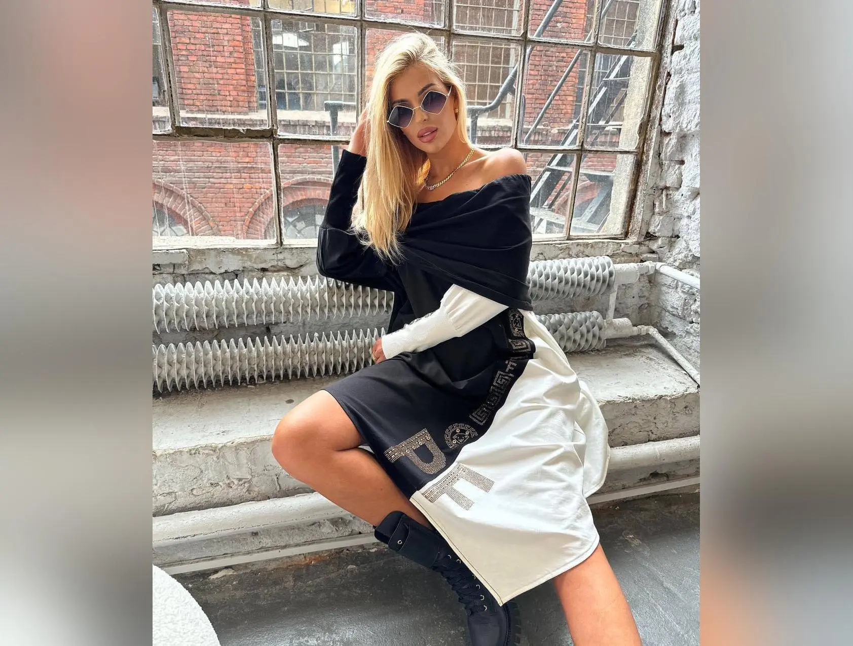 Paparazzi black&white Dress
