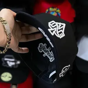 Modern Hip-Hop Snapback Hat - Flat Brim, Strong Stitching, Built for Style-Driven Youth, Perfect for Parties, Sports & Everyday Fashion