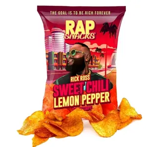 1 Rap Snacks Rick Ross Sweet Chili Lemon Pepper Potato Chips 1 Rap Snacks Rick Ross Sweet Chili Lemon Pepper Potato Chips