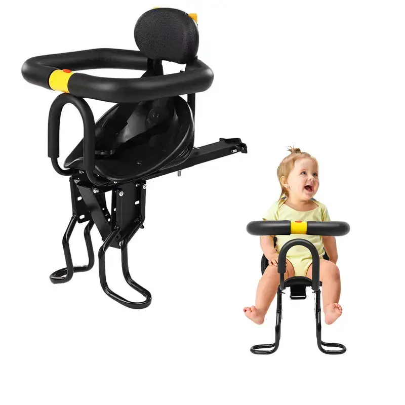 An Child Bike Seat - Front Mount Detachable Front Mounted Child Bicycle Seats for Children 2~5 Years, Compatible with Mountain Bike