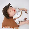 FunCuddle NO.4 17.52-inch Soft Silicone Unisex Lifelike Newborn Reborn Doll, Baby-Like Skin, Cuddly Doll Gift for Companionship & Role-Playing, Fits Bottles & Clothes, Exquisite Packaging