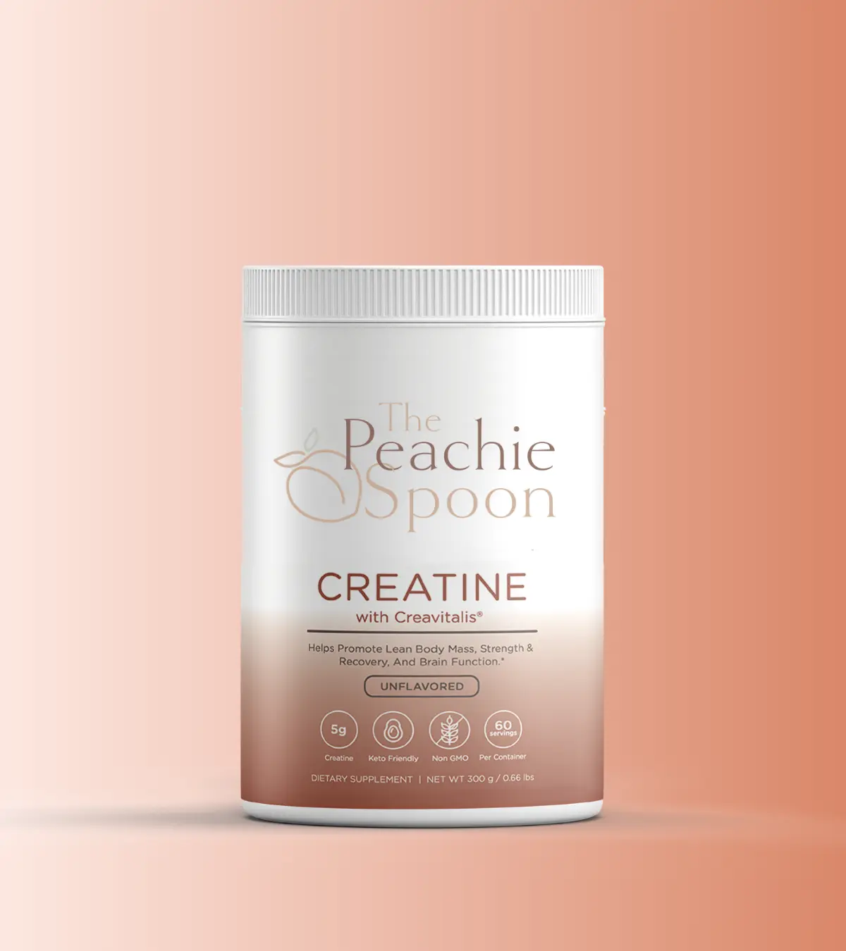 The Peachie Spoon Creatine Monohydrate with Creavitalis