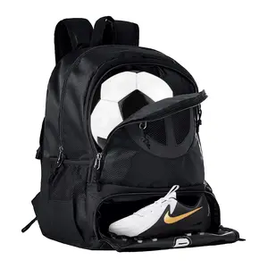 Basketball bag backpack Men's and women's sneakers compartment 30L capacity lightweight breathable football bag backpack (shoe compartment,ball compartment)