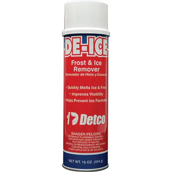 DETCO Aerosol Windshield De-Icer, 1 Can, Ice Removal Solution with Quick Melt, Defrosts Windshields, Prevents Ice Formation