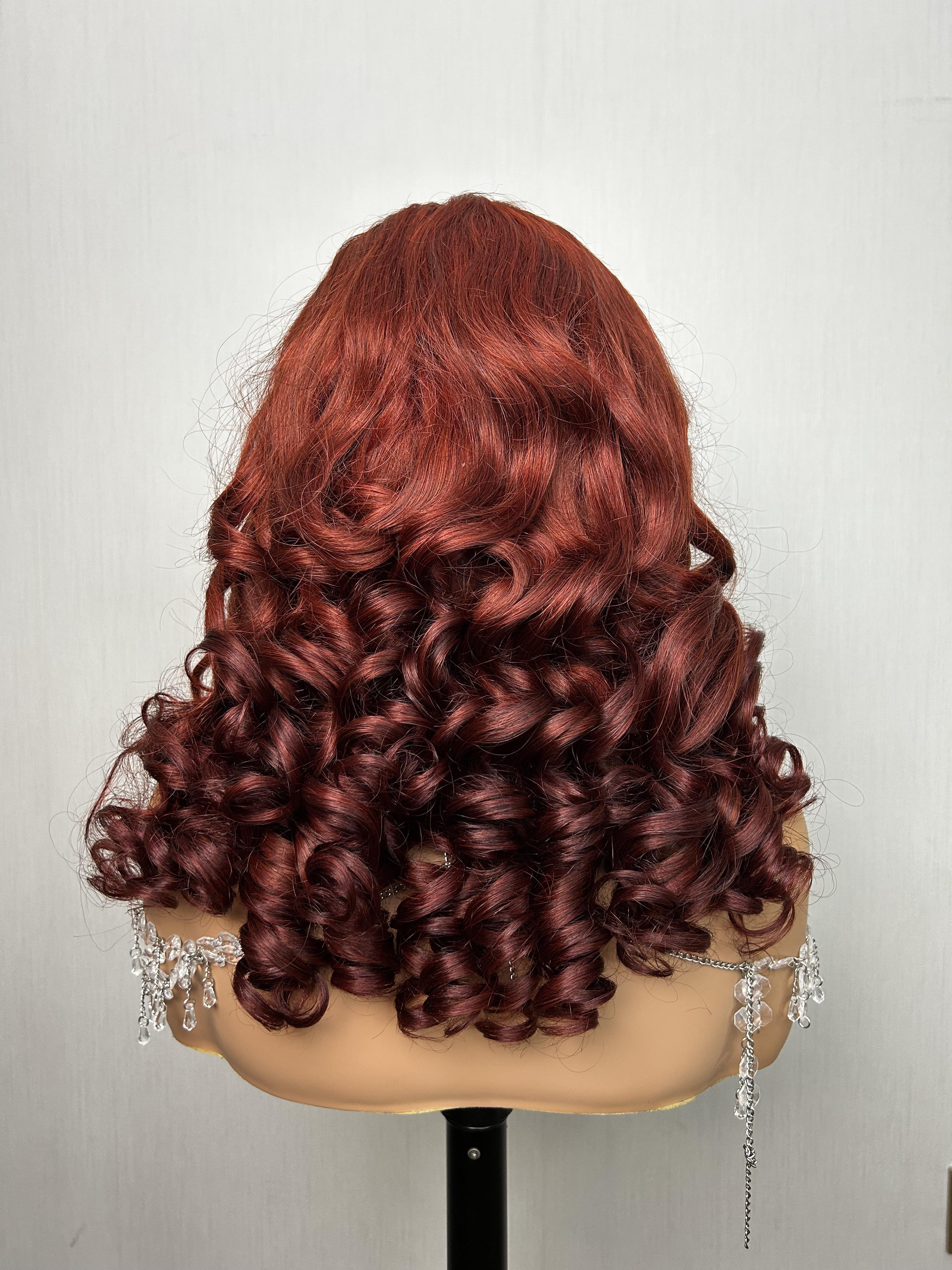 [Free Upgraded 7x6 Side Part] Menglle Hair Honey Blonde Wig 7X6 Glueless Wigs Human Hair Reay To Wear Bouncy Wave Side Part Wig 200% Density Natural Color/Brown Color/Honey Blonde#Summervibes#TikTokShopStockUp