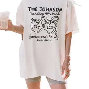 Custom Wedding Shirts, Wedding Toss Shirt, Wedding Merch T Shirt, Funny Bridal Party Gift, Wedding Guest Party Favors, Matching Wedding Tees SJH
