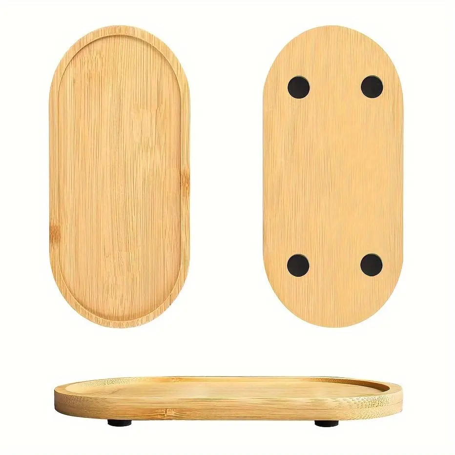 Multi-Use Bathroom Tray Holder - Compact Bathroom Gadgets for Soap Dispensers, Perfume Ornament Display, Desk Mini Plants Stand, Kitchen Countertop Organizer