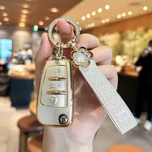 TPU Car Key Case Cover Shell for Audi A1 A3 A6 C5 C6 Q3 Q2 Q7 TT TTS R8 S3 S6 RS3 RS6 A4 Protector Accessories Car Key Accessory