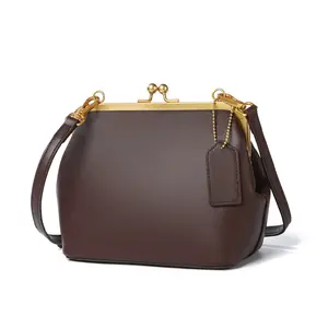 MINKARS Small Kisslock Bag - Crossbody Purses for Women