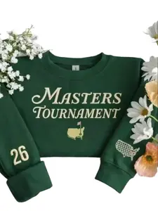 Masters Tournament 2026 Augusta Embroidered Shirt, Golf Tradition Embroidery Sweatshirt, Green Jacket Gift  Golfers, Sports Apparel Top