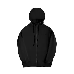 Axis Zip-Up Hoodie - Casual Winter Medium Length Long Sleeve Hoodie with Soft Fleece Interior and 3D-Raised Gymreapers Branding