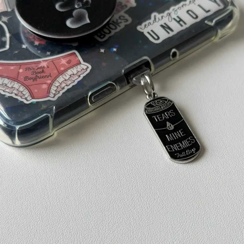 Dust Plug Enemy Tears Charm for USB-C Devices