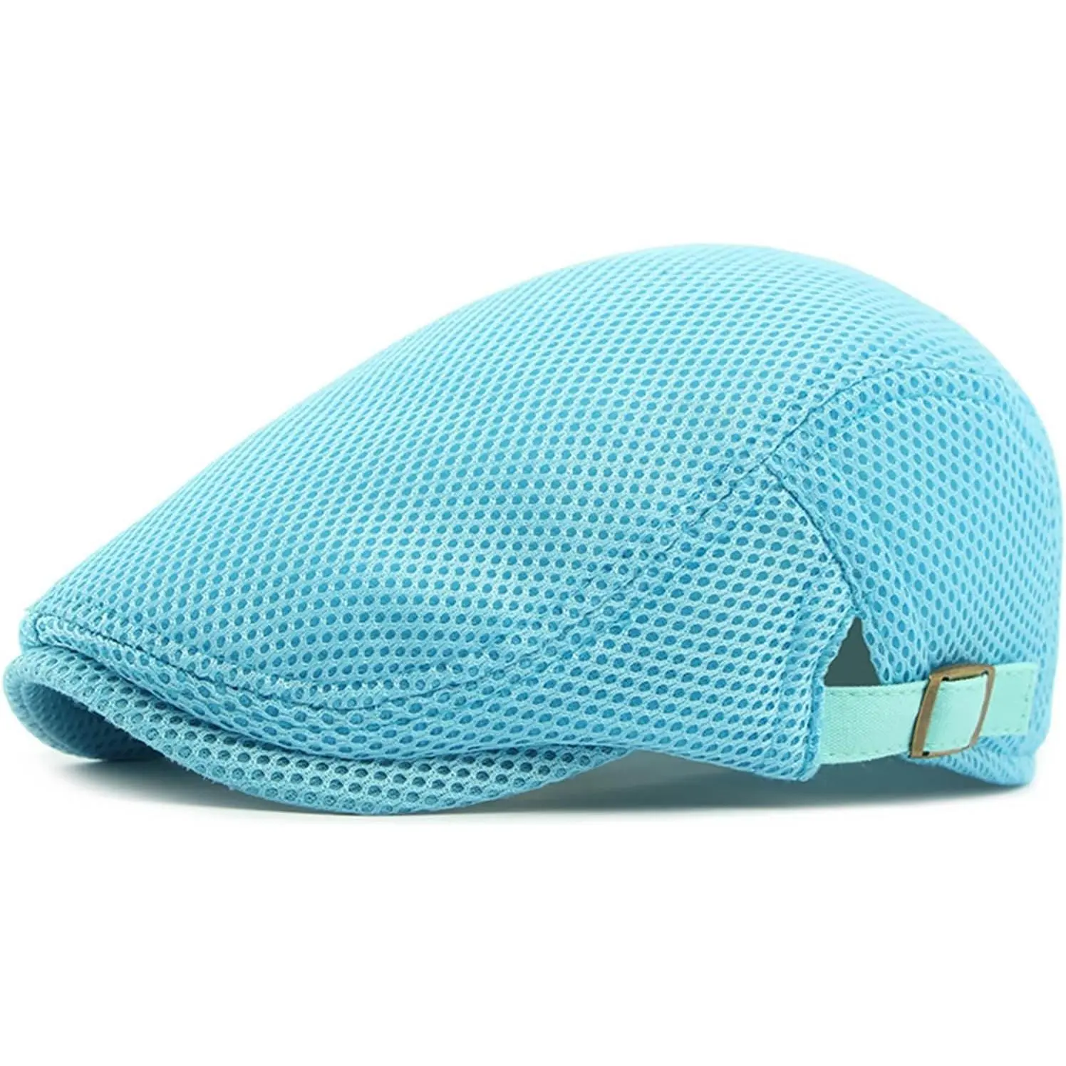 Soft Fabric Newsboy Cabbie Cap with Curved Visor & Adjustable Fit for Sun Womens Newsboy Cap, Hat with Visor Cabbie Fiddler Spring  main image 2
