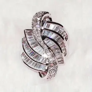 Luxury Wide Band Hip-Hop Style Sparkling Cubic Zirconia Ring - Birthstone Design for Bridal Engagement, Wedding & Anniversary - Perfect Valentine's Day, Mother's Day & Christmas Gift