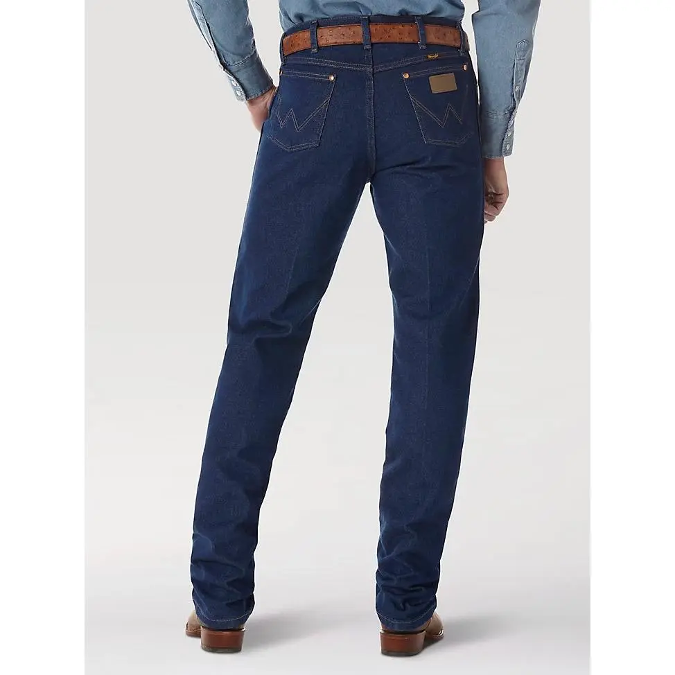 Wrangler Women's Cowboy Cut Original Fit Jeans in Indigo, Heavyweight 14.75oz 100% Cotton Denim, Fits Over Boots, Pants, Cowboy Cut Jeans, Western Jeans