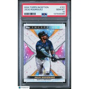 2024 Topps Inception Julio Rodriguez #101 PSA 10