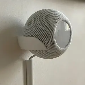 Simple Wall Mount Stand for Homepod Mini, Minimalist Speaker Holder, Wall-Mounted Storage Rack, Audio Accessories, Easy Installation