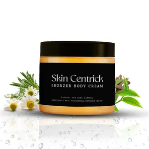 Skin Centrick - Body Bronzer Cream for All Skin Types | Natural and Long-Lasting Hydrating Body Cream with Bronze Leg Makeup and Moisturizing Formula