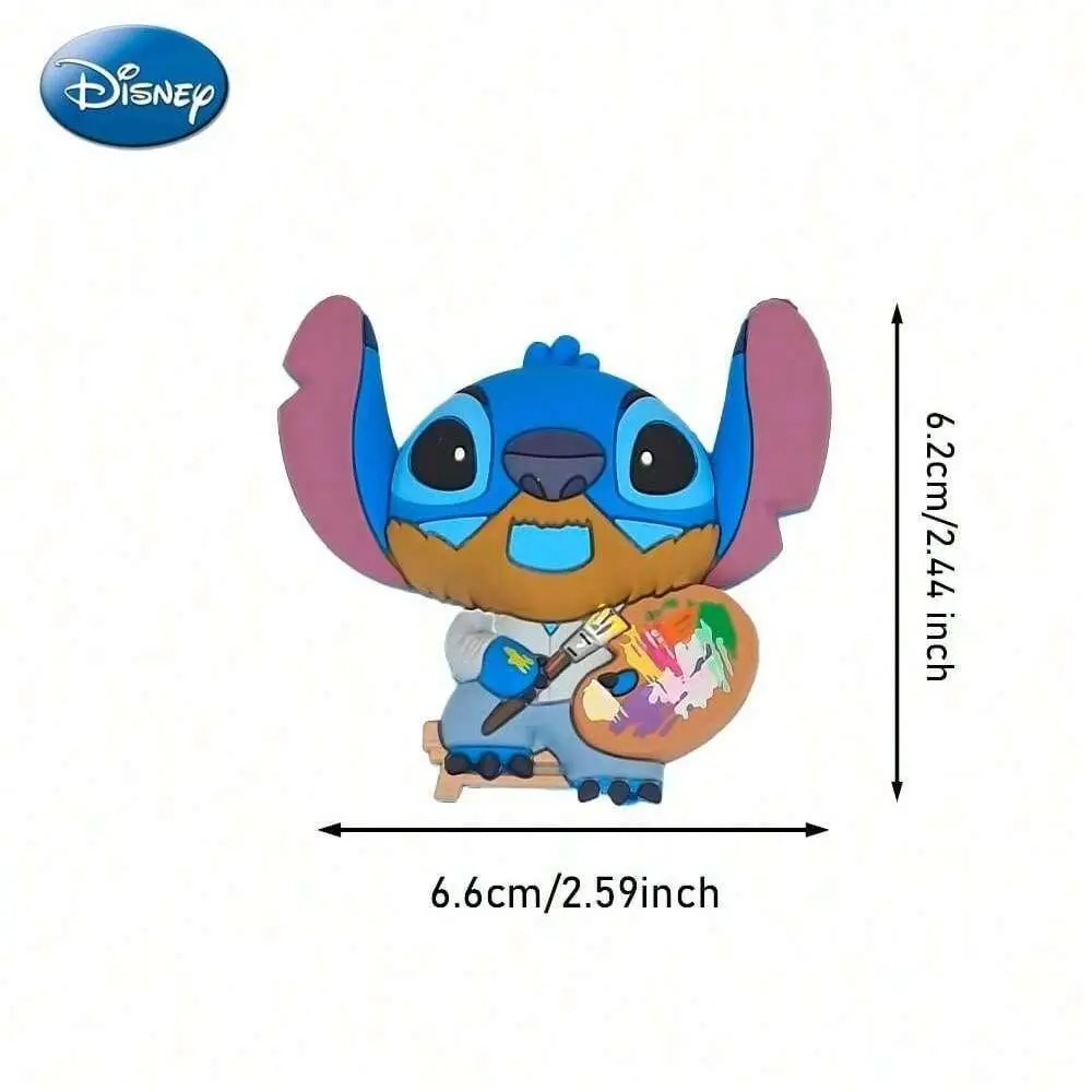 1PC Disney Officially Licensed Stitch Refrigerator Magnets Artist Taekwondo Doctor Stitch Fridge Magnets Cartoon Fridge Stickers For Magnet Boards Fridge Kitchen Home Office Decoration Gifts For Family Friends