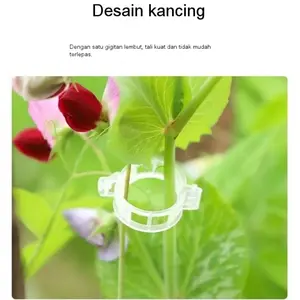 Garden Plant Clips Pack, Plastic Greenhouse Clamp, Durable Garden Tools for Securing Plants, Essential Gardening Accessories, Perfect for Outdoor Use