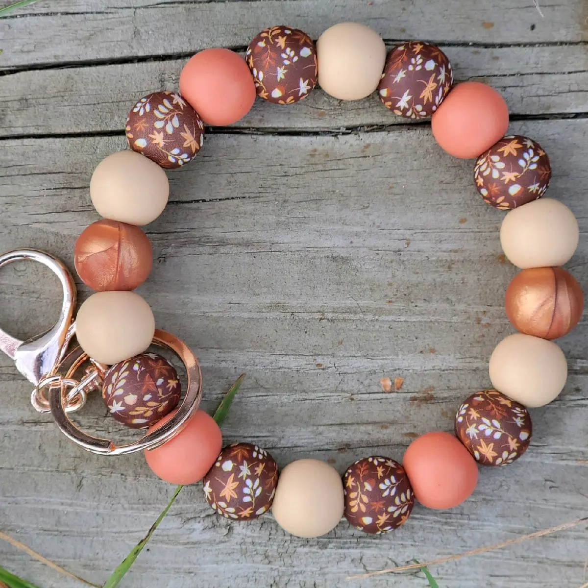 Autumn Blush Silicone Keyring