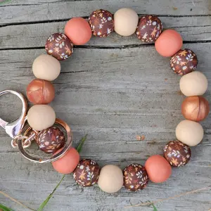 Autumn Blush Silicone Keyring