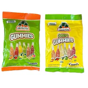 2 Pack Jarritos Gummies Sweet and Sour Flavors- Gummy Gum Natural Flavored Snack