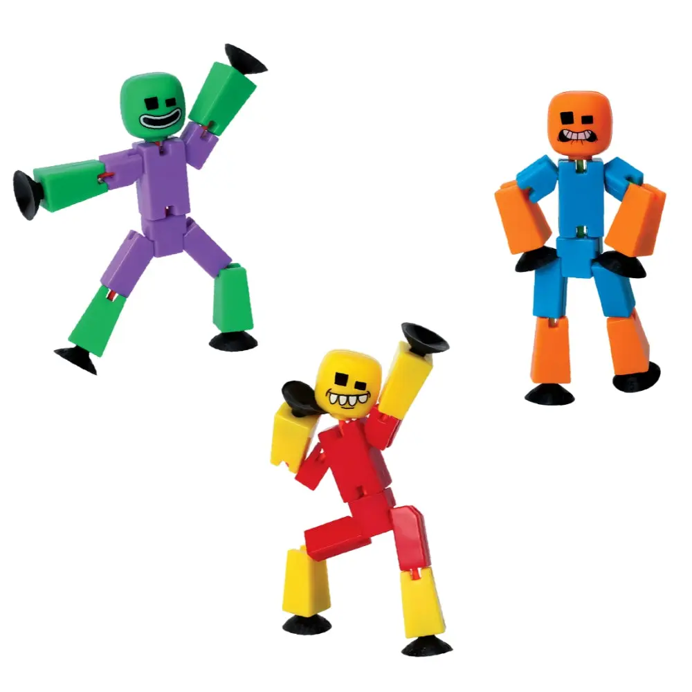 StikBot Crazy Faces 3 Pack: Exclusive, Hilarious Stop Motion Fun