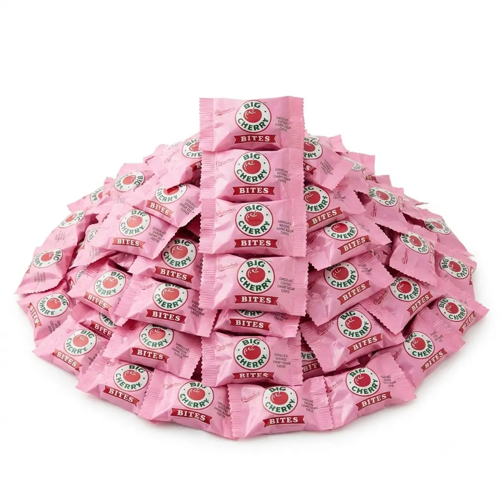 ThayerBig Cherry Bites Chocolate Covered  Cherry Cream Center 5lb