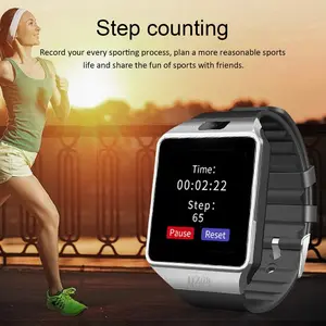 Sports & Outdoor Steel Wristwatch - Touch Screen Wearable Smartwatch with Camera, Multi-Language, SIM Card Support, Remote Picture Capture for iOS & Android Phones (Dropshipping)