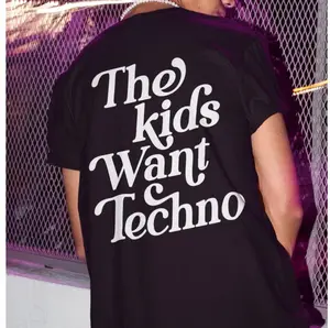 The Kids Want Techno Shirt, Techno, Techno Top, Rave Outfit, Festival Outfit, Rave Shirts, Music Festival Shirt, Party Shirt, Techno Outfit