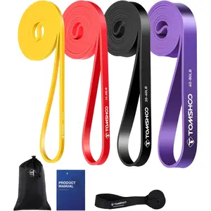 Resistance Bands Set, Multiple Fitness Exercise Workout Bands with Storage Bag, Door Anchor, Pull Up Assistance Straps for Working Out,  Stretching, Physical , More