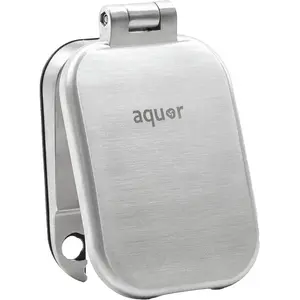 House Hydrant V2+  Debris Cover, Stainless Steel Spigot Cover, Weather Protector, Compatible Hydrant V2+ Freeze-Proof Outdoor Faucet, Brushed Stainless Steel