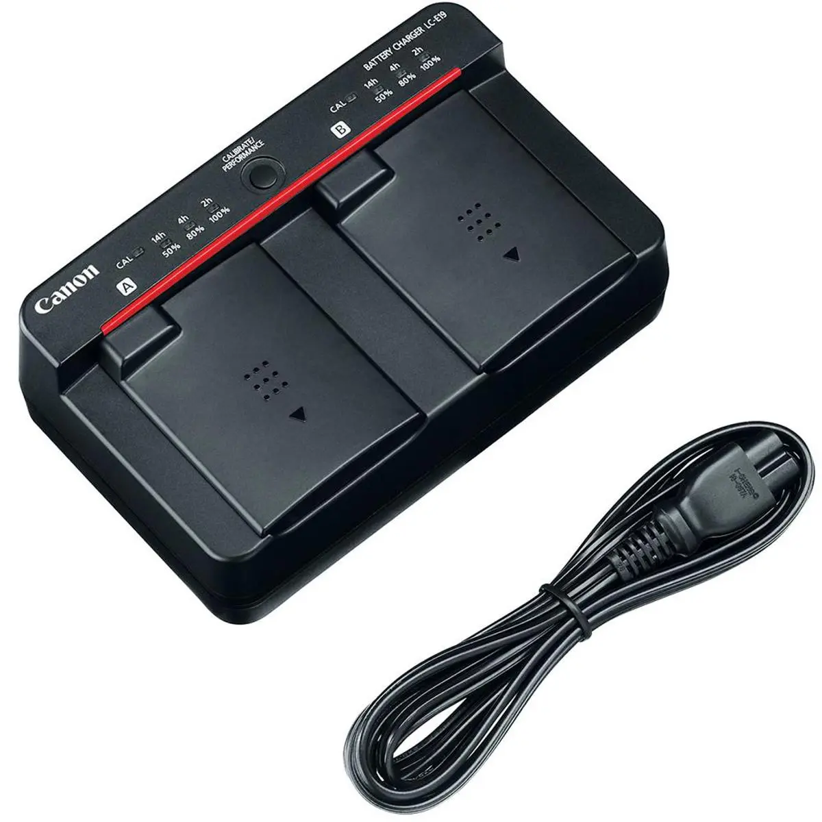 Canon LC-E19 Camera Charger Equipment - Battery Charging Accessory for LP-E19 Packs, 170-Minutes Charging Time, Compact Design, Accommodates 2 Packs, Works with 1D X Cameras, AC Outlet Compatible, Ideal for Photographers