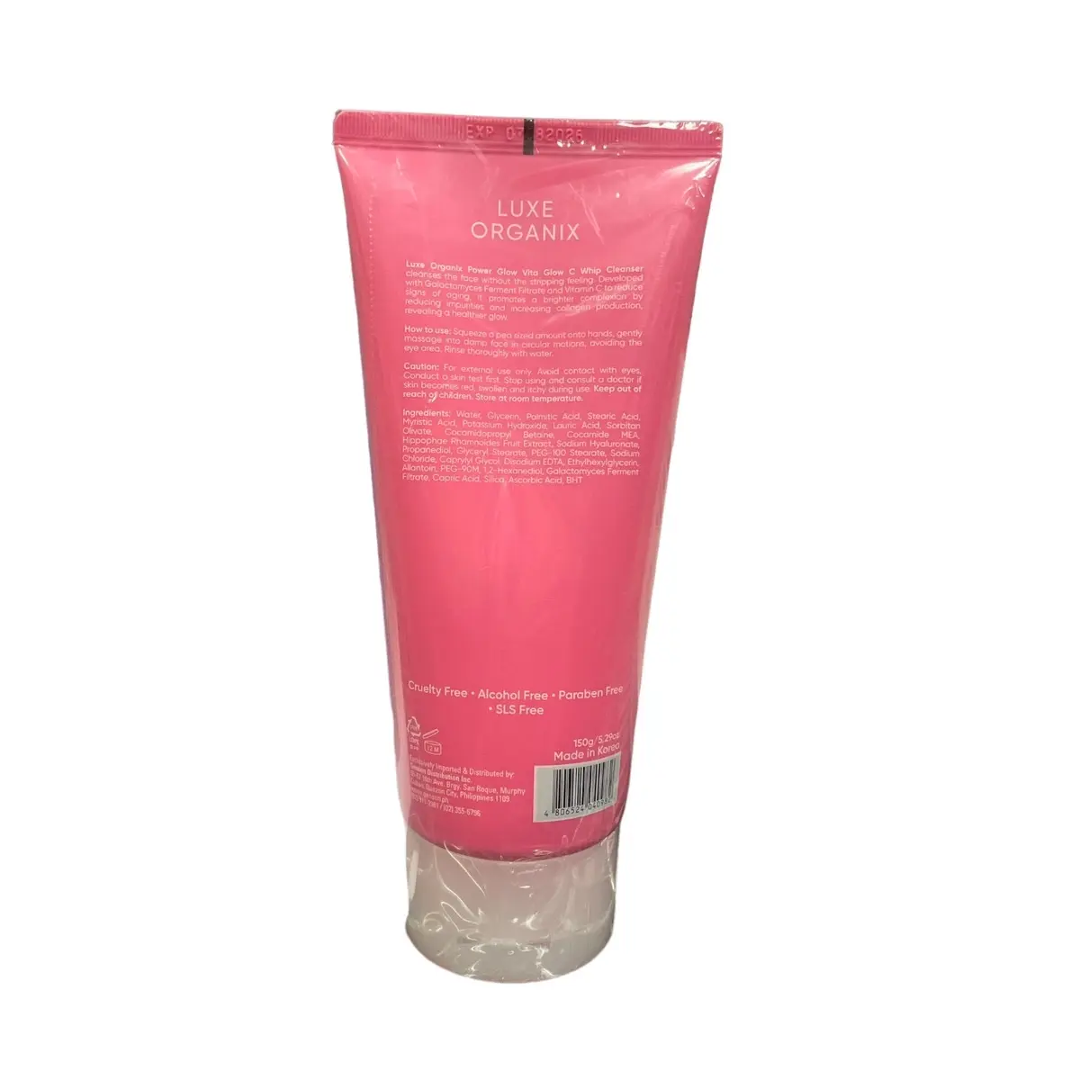 Luxe Organix PH Power Glow Vita Glow C Whip Cleanser 150g - TikTok Shop