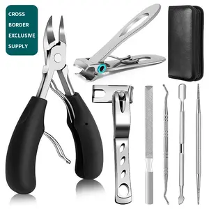 7PCS Pointed Eagle Beak Clipper Kit - Thick & Hard Nail Trimmer for Manicure, Pedicure, Beauty & Personal Care