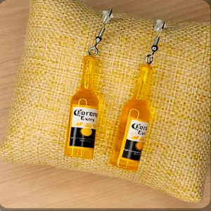 Funny Drinking Dangling Earrings
