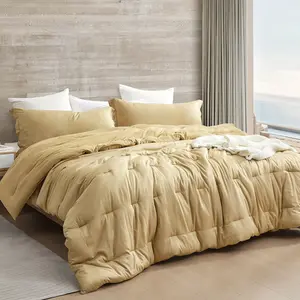 Bamboo Butter - Coma Inducer Oversized Cooling Comforter - Gold Taupe