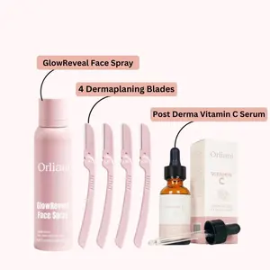 NEW - GlowReveal Kit + Dermaplaning for Smooth, Radiant Skin + Reduces Fine Lines & Wrinkles, Exfoliates Dead Skin, No Growth Back